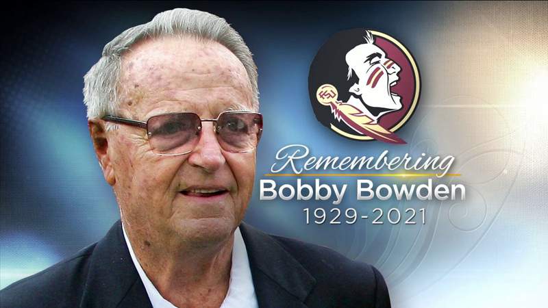 Fans pay respects to longtime FSU coach Bobby Bowden in Tallahassee