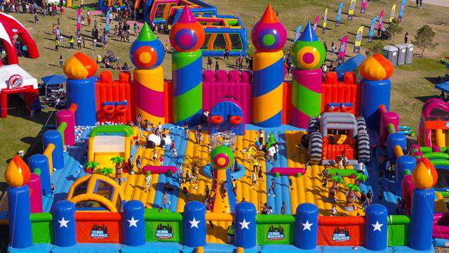 The World S Largest Bounce House Is Coming To Jacksonville