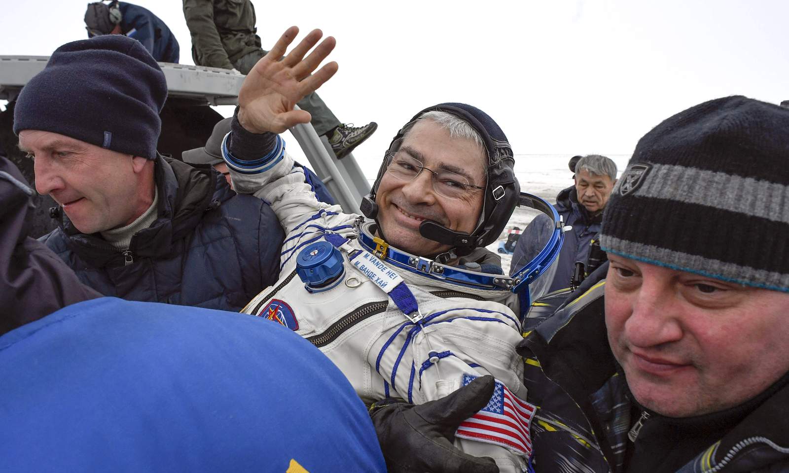 US astronaut launching next month may spend year in space