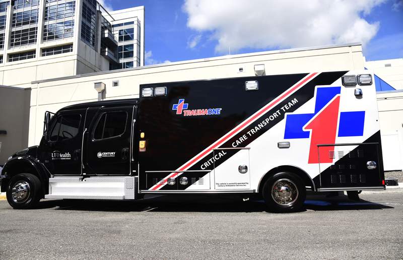 New ambulances unveiled at UF Health Jacksonville