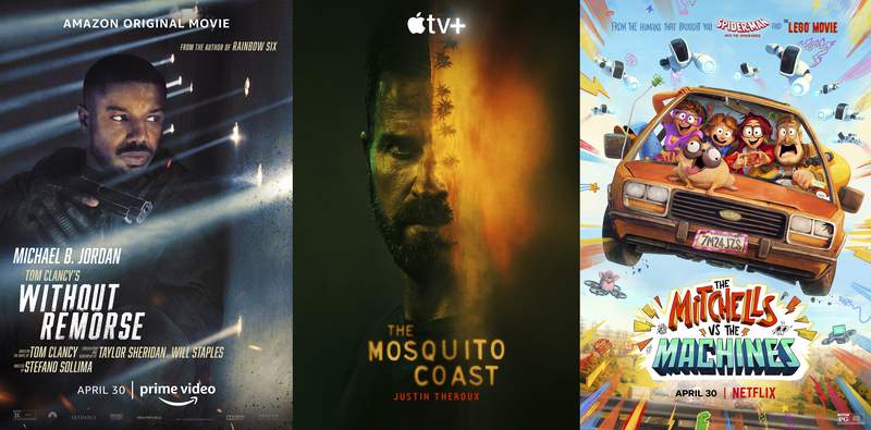 New this week: 'Without Remorse' and 'The Mosquito Coast'