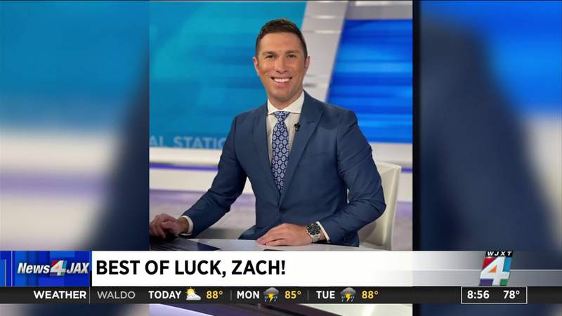 News4JAX bids farewell to weekend anchor and reporter Zachery Lashway