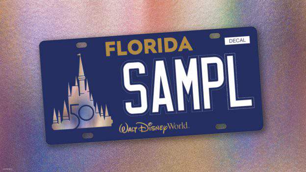 Florida drivers can now purchase Walt Disney World plates