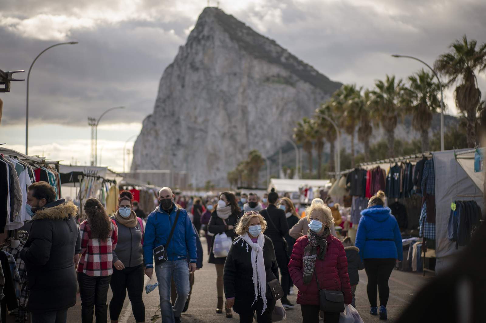 Virus, more than Brexit fallout, worry in and near Gibraltar