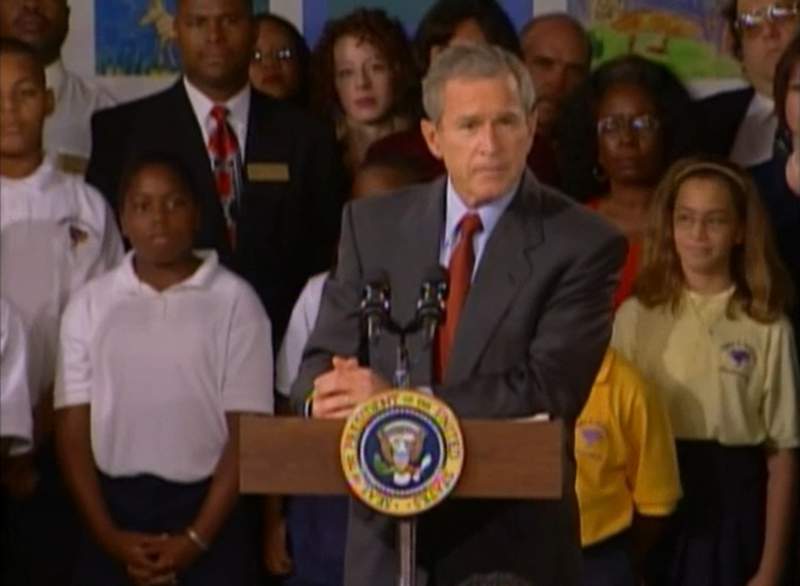 Students, now grown-ups, recall intense emotions during Bush’s visit to Florida school