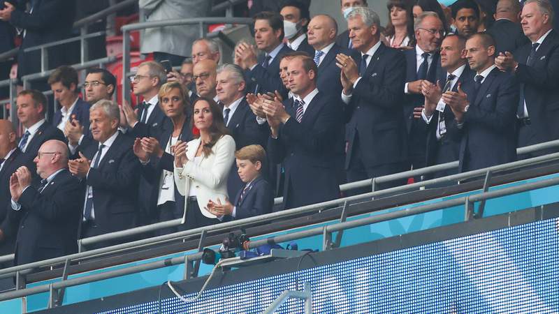 Prince George went through a full range of emotions during the Euro 2021 final
