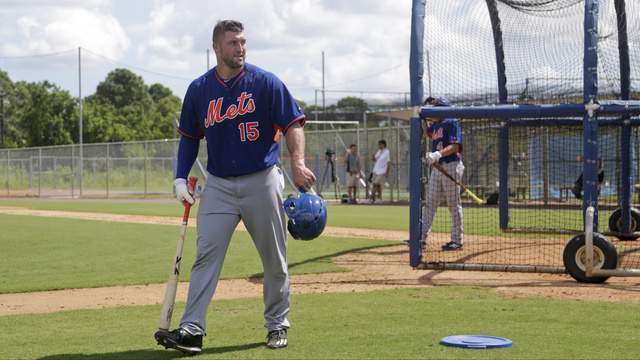 Mets include Tim Tebow on virus-limited spring roster