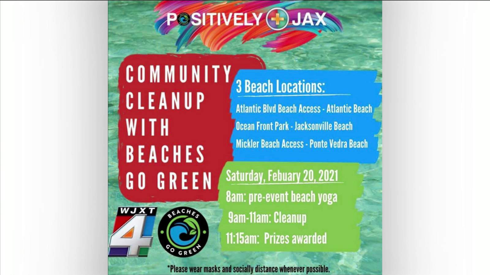 Positively Jax Community Clean Up! with Beaches Go Green | River City Live