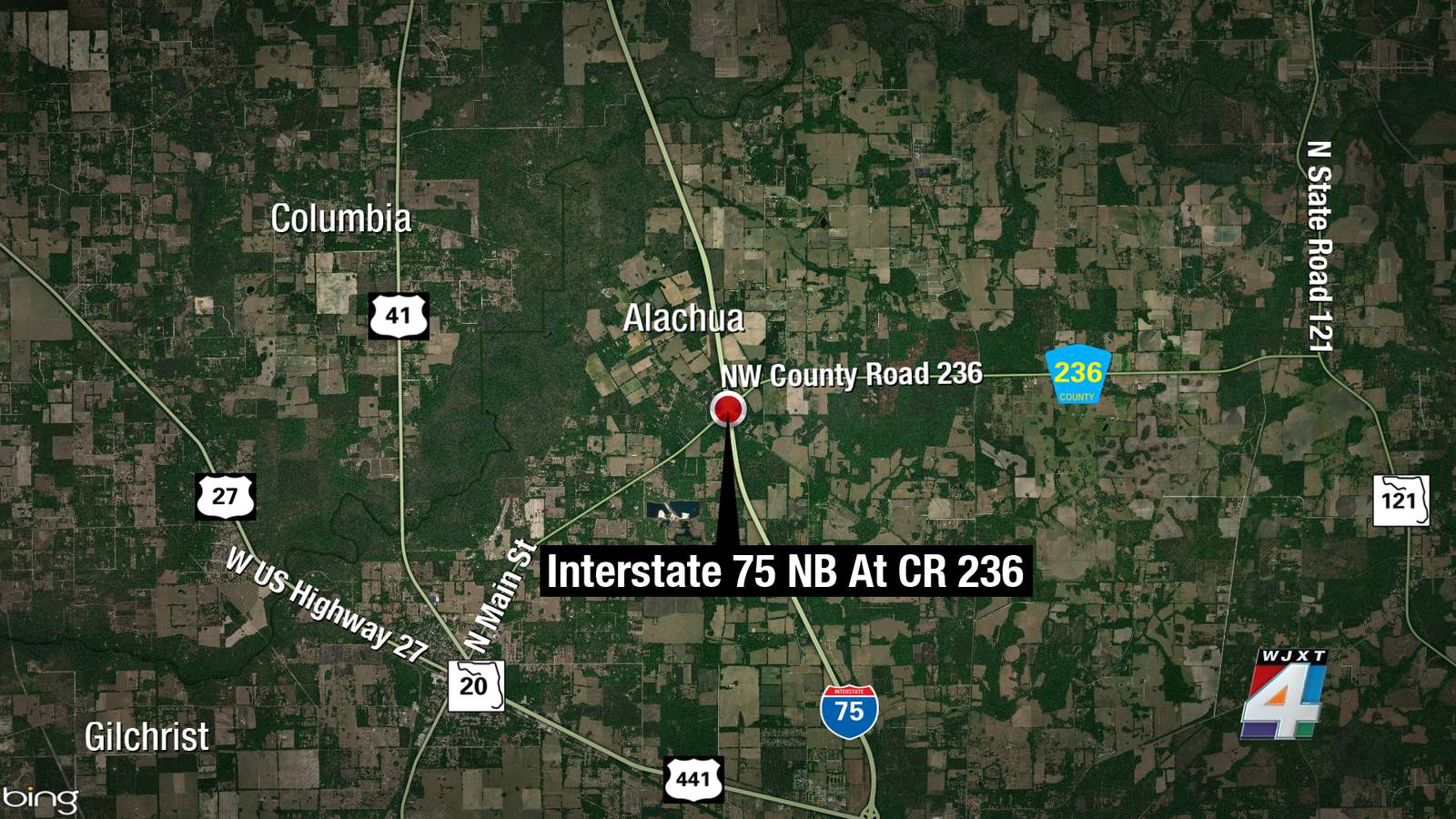 Man dies after crashing into trees off I-75