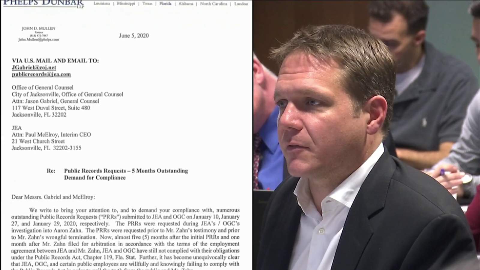 JEA sues fired CEO Aaron Zahn