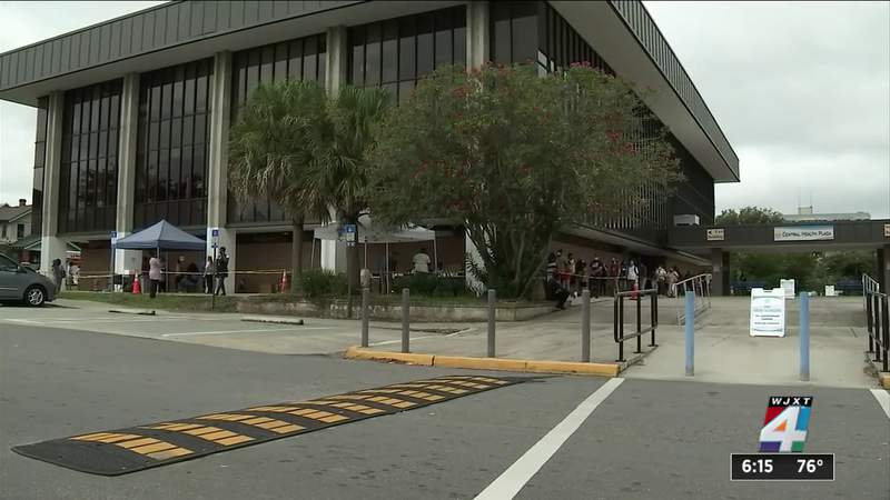 Duval County Health Department busy with people arriving to get tested