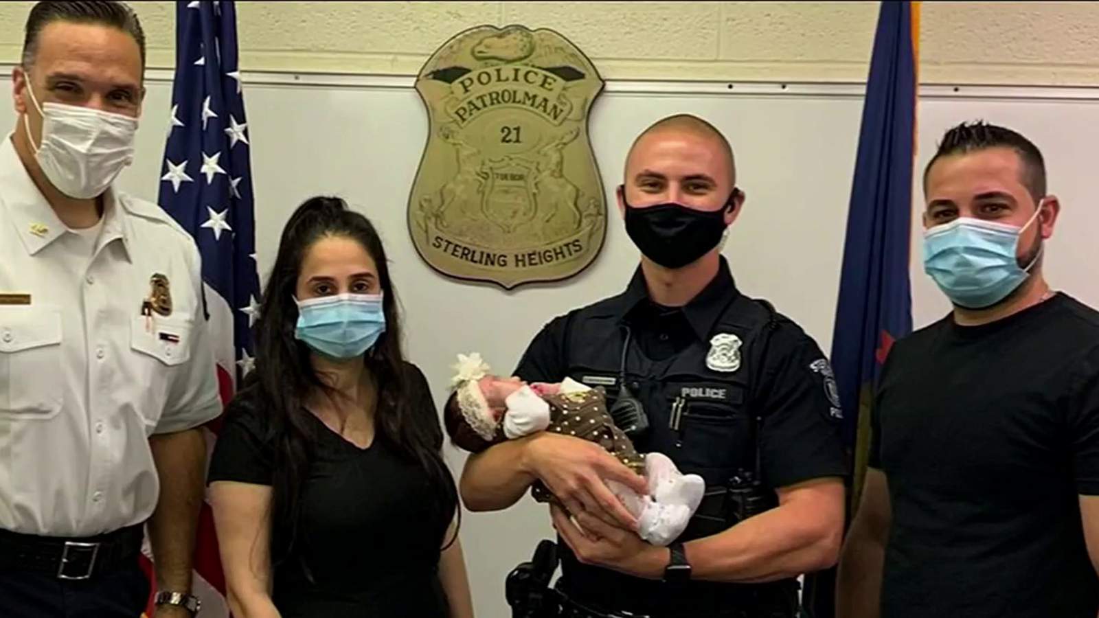 3 weeks old and choking: Officer saves the day