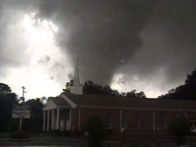 In 2004, Tropical Storm Bonnie spawned a massive, destructive Jacksonville tornado