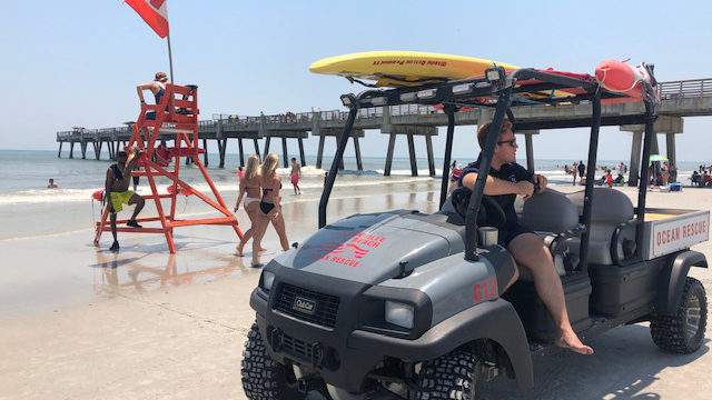 Beaches first responders protect huge crowds in record heat
