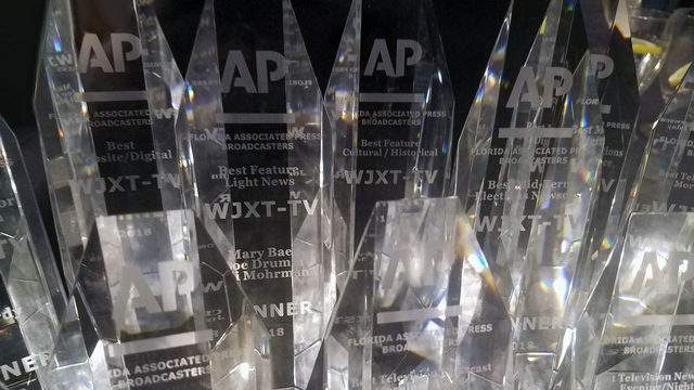 AP Florida awards News4Jax 7 first-place, 5 honorable mention trophies