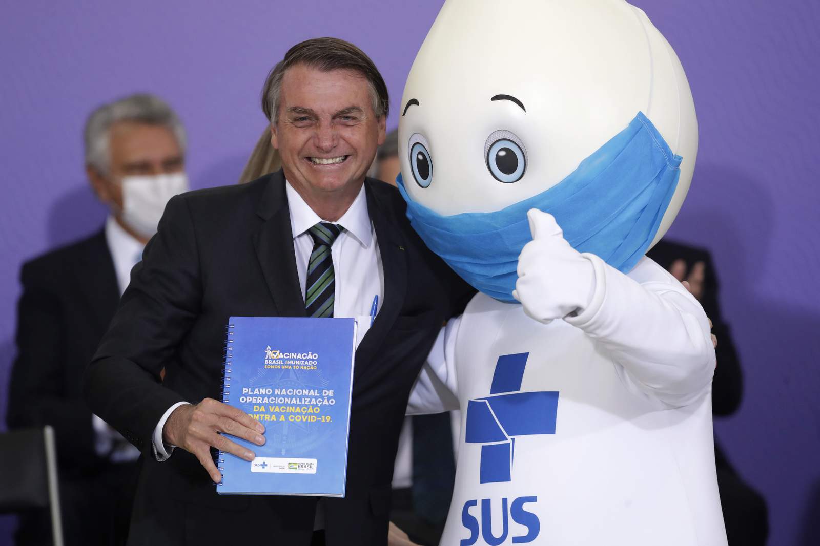 Brazil wonders about whereabouts of vaccine mascot