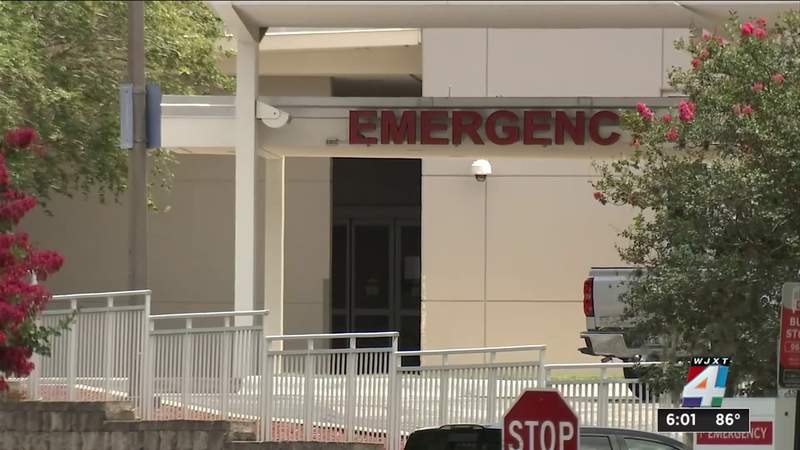 Patient’s wife says halls of Jacksonville hospital ‘were full of patients’