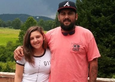 Malana Henderson is pictured with her father, Lucio Vazquez.