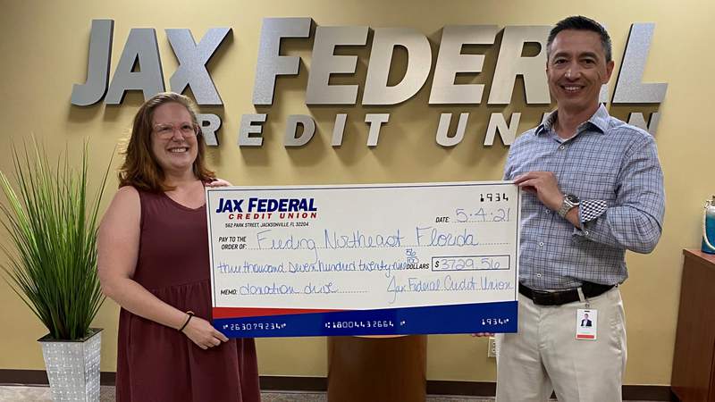 Jax Federal Credit Union donates over 23,000 meals to Feeding Northeast Florida