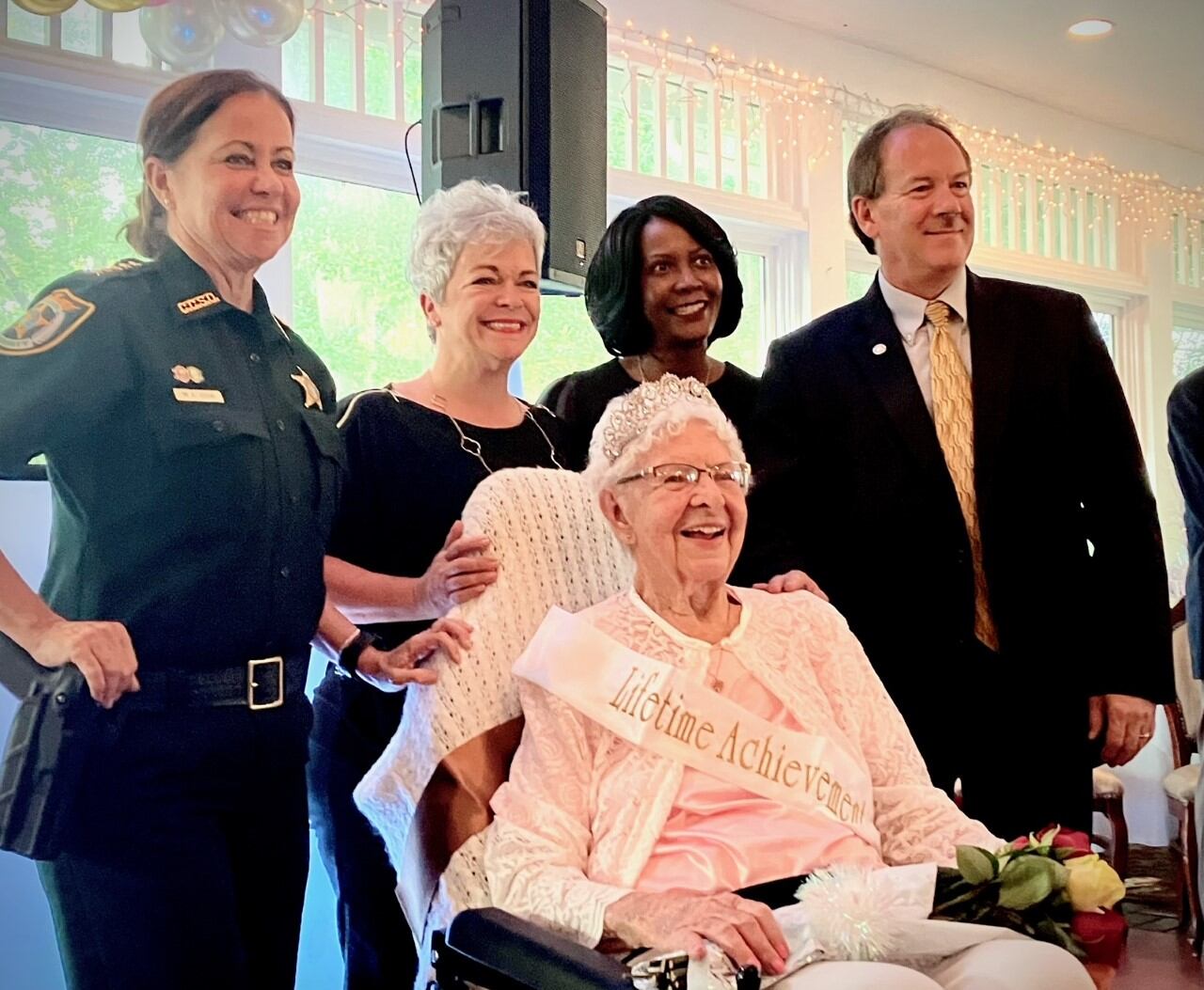 Local WWII veteran turns 101, crowned ‘Lifetime Achievement’ winner at Ms. Senior Clay County pageant