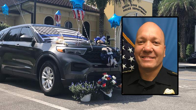 Green Cove Springs police chief who died of COVID-19 honored with procession, memorial