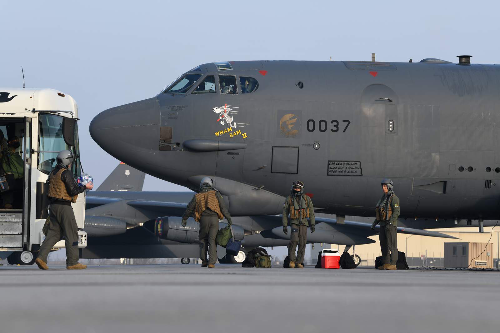 B-52s again fly over Mideast in US military warning to Iran