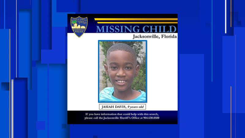 Jacksonville police searching for missing 9-year-old boy