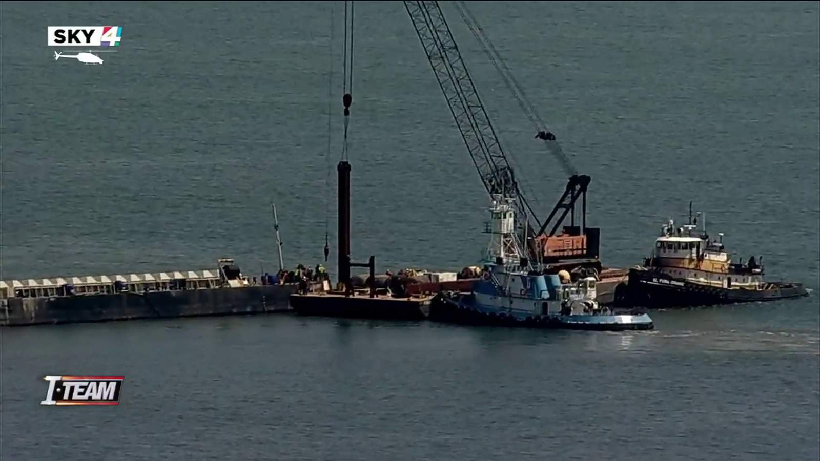 Salvage crew: 14K tons of product onboard barge remain intact