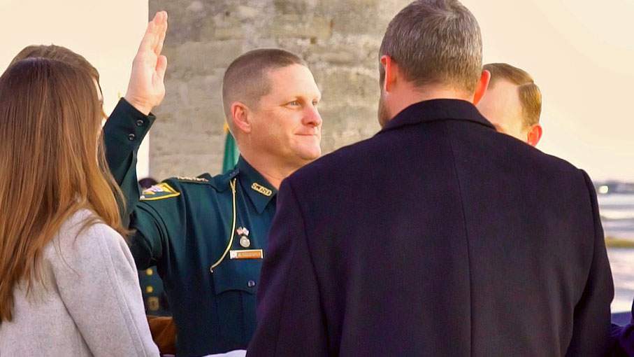 Hardwick sworn in as St. Johns County’s 1st new sheriff in 16 years