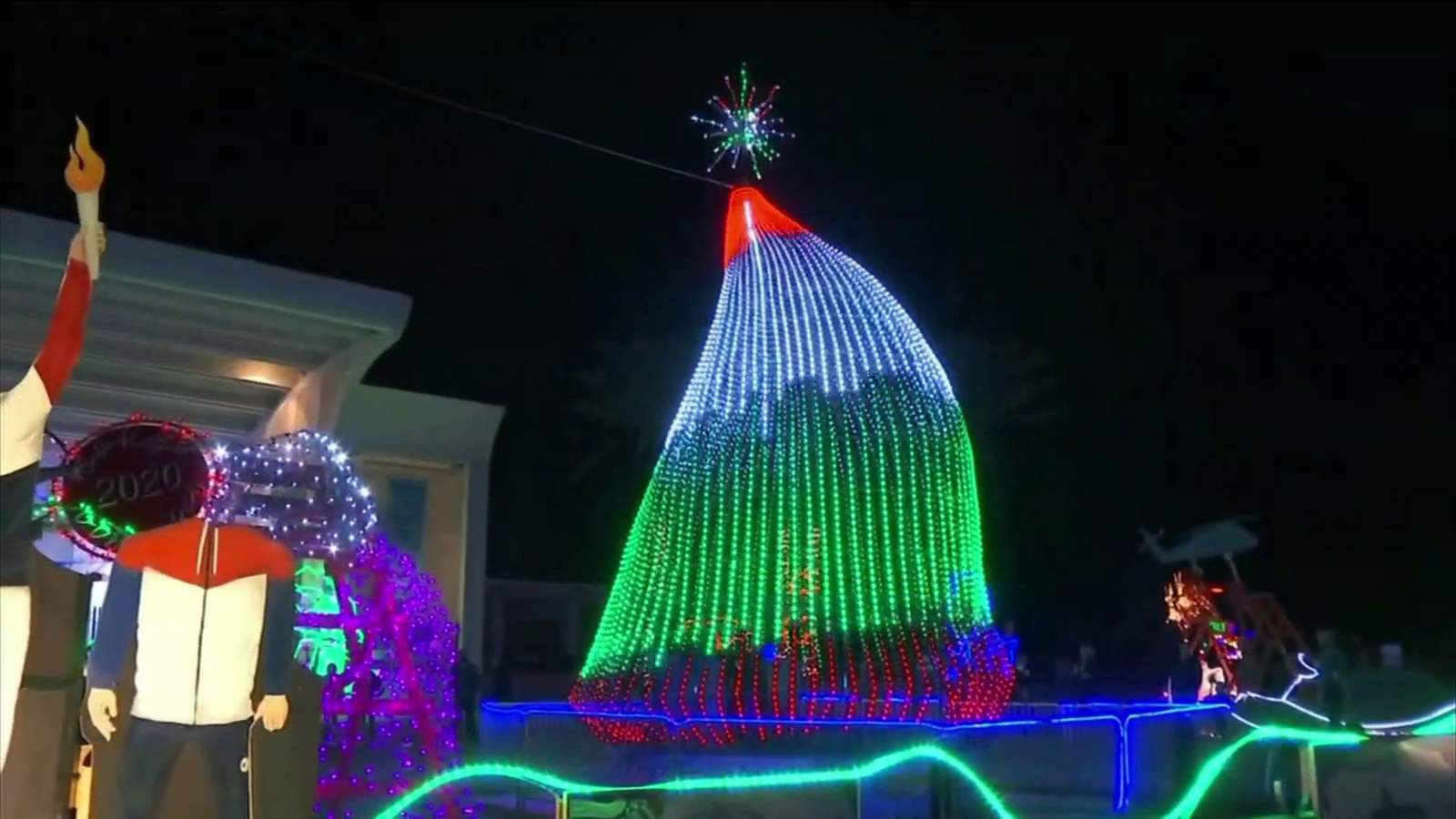 Deck The Chairs light show restored after Grinch steals equipment