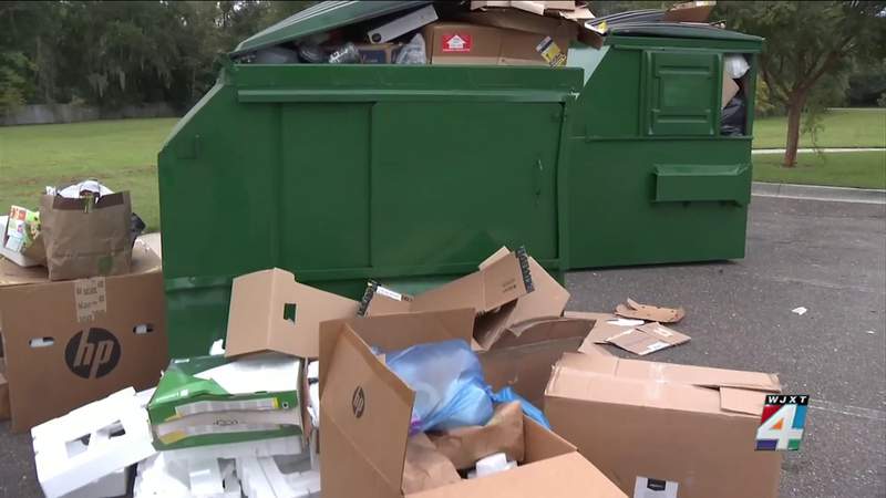 Jacksonville’s drop-off recycling sites overflow before official opening
