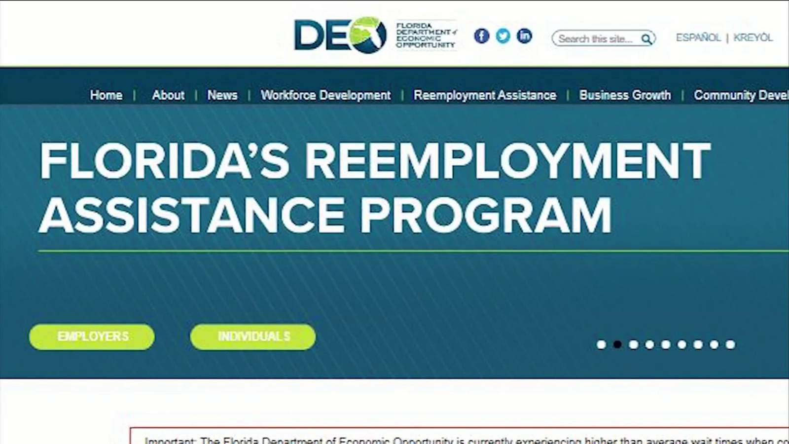 Data breach hits Florida unemployment system