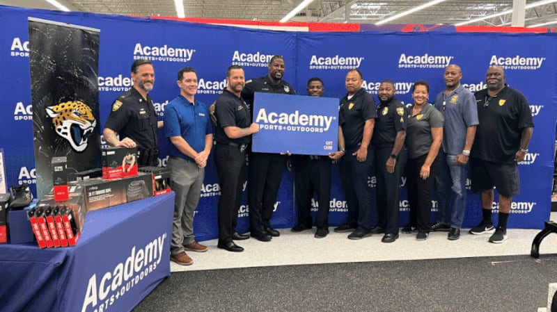 Jacksonville Police Athletic League surprised with $5K shopping spree