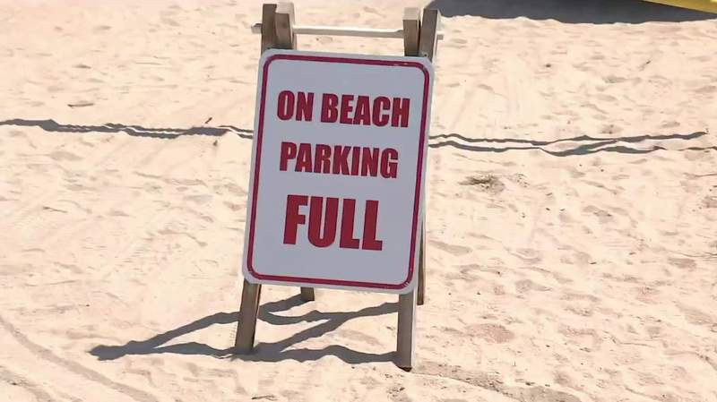 Crowds flocking to beaches on Labor Day keep lifeguards busy