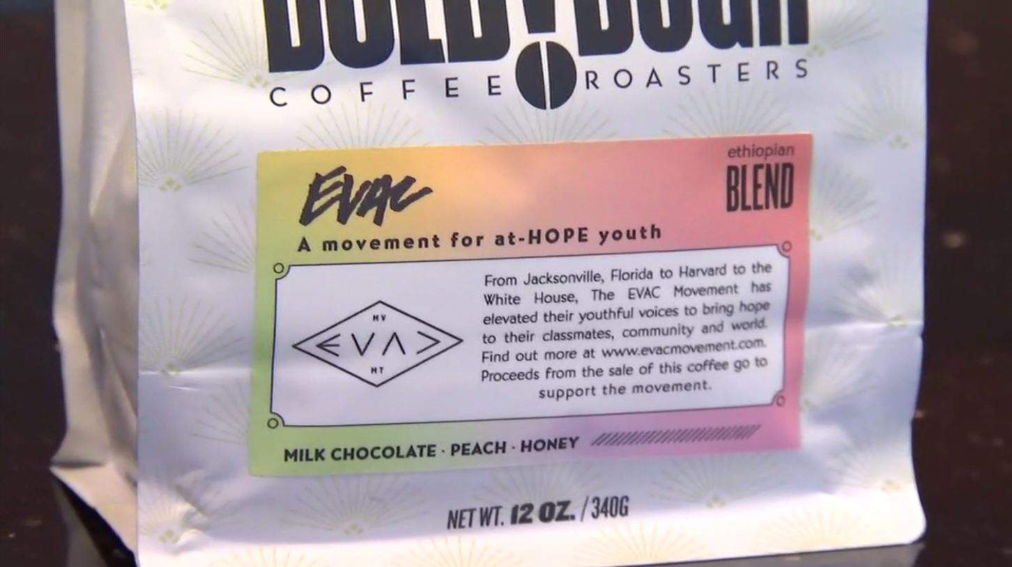 Bold Bean Coffee & EVAC Movement brewing blend for a cause