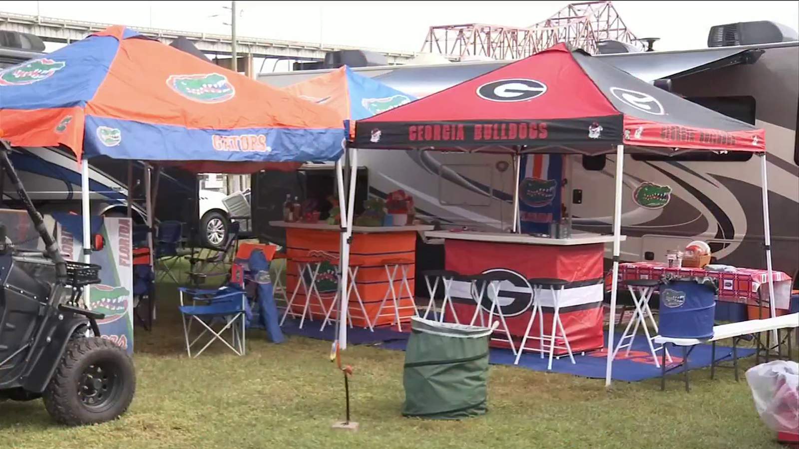 Fans, businesses gearing up for scaled back Georgia-Florida festivities