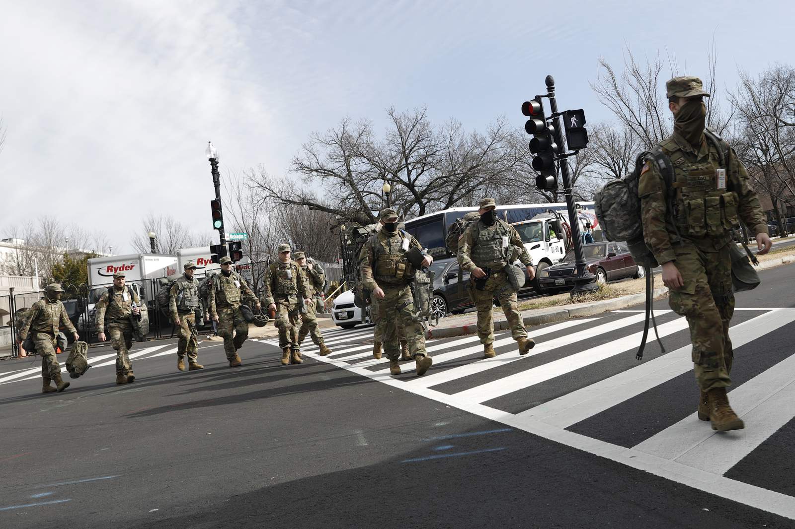 Guard troops head home after helping secure Biden inaugural