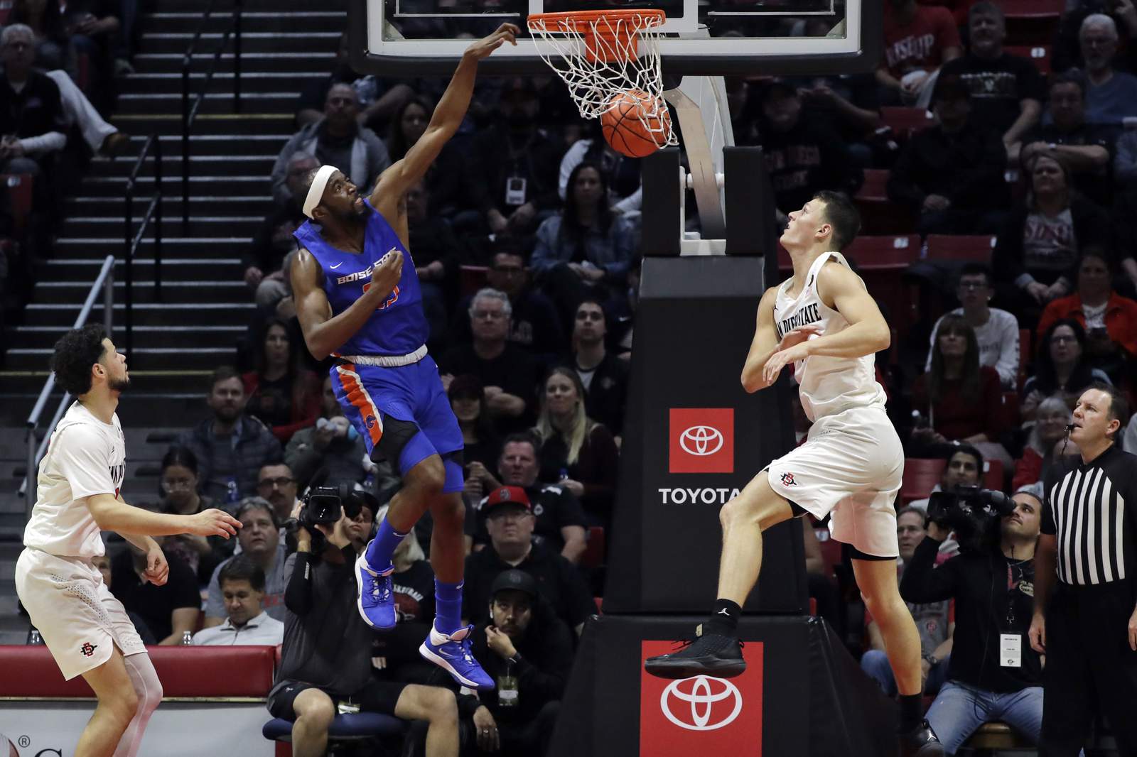 Feagin, No. 7 SDSU beat Boise State 83-65 to stay undefeated