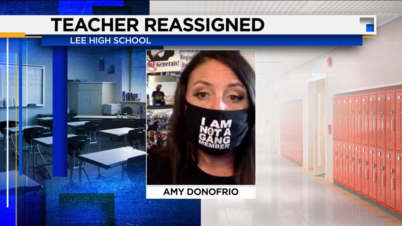 Lee High teacher who hung BLM flag outside classroom reassigned, accused of misconduct
