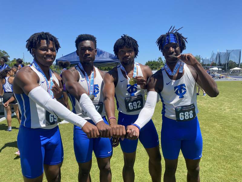 Parker’s Aaron Bell, Trinity relay team shine at state track meet