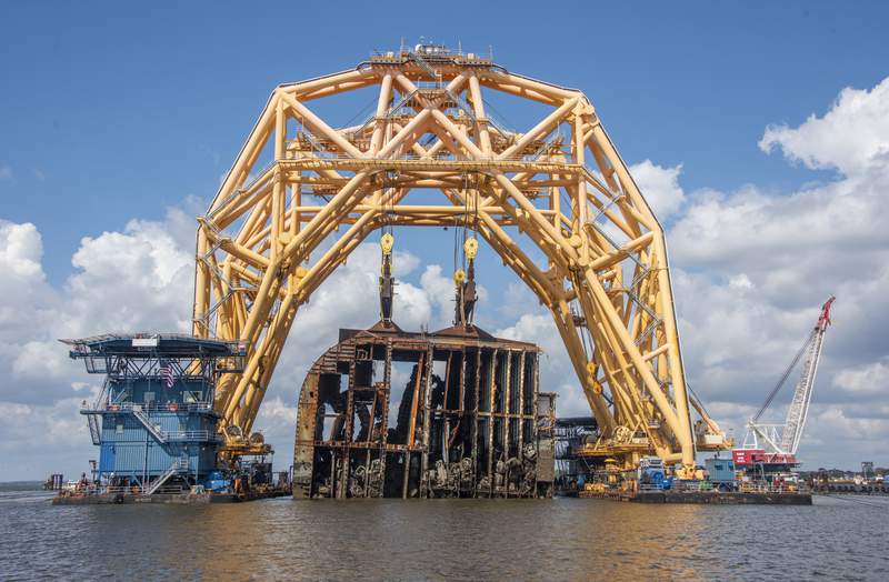 Golden Ray ‘great feat’: Largest wreck removal in US history complete