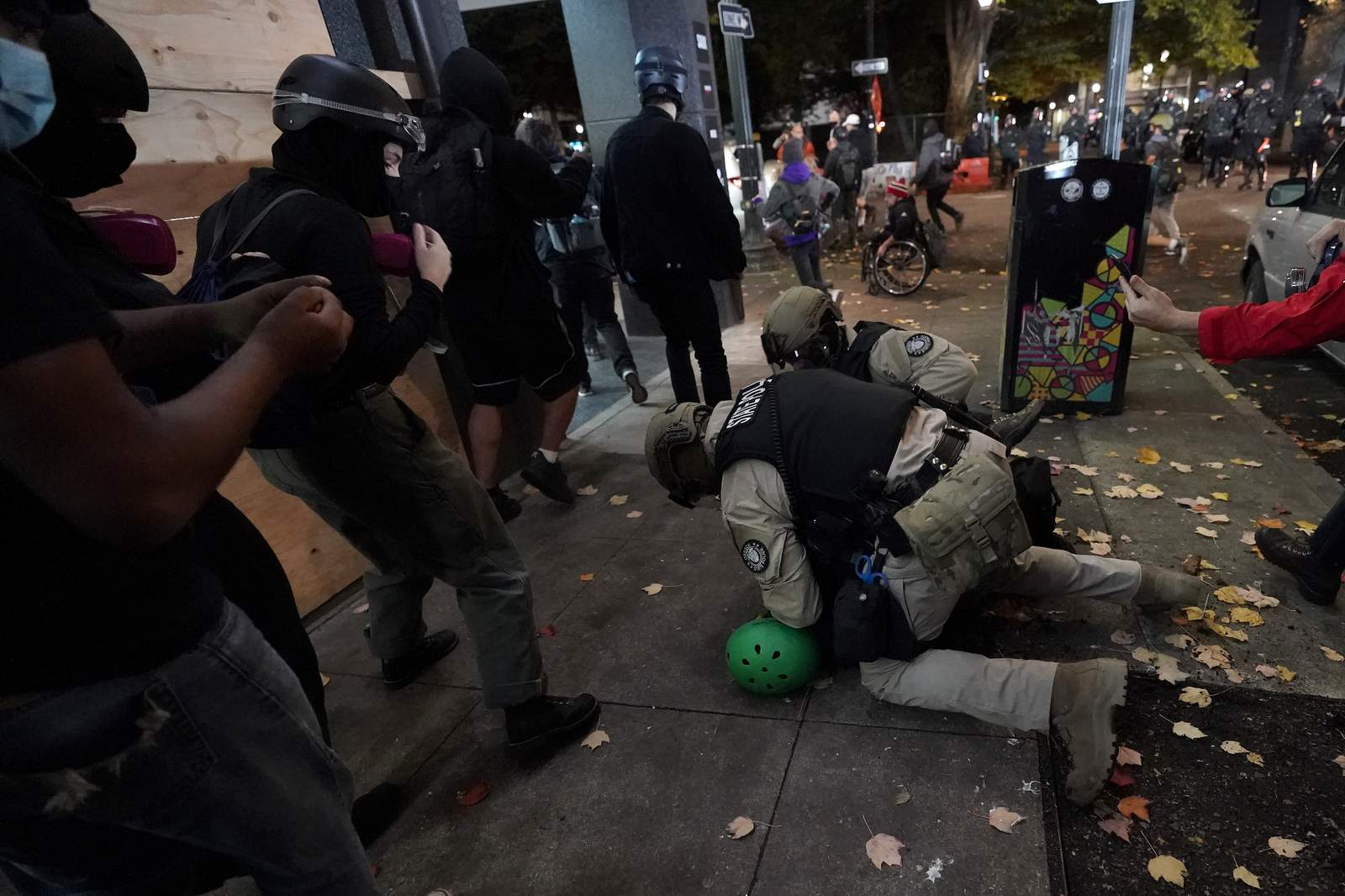 Election demonstrators arrested in Seattle and Portland
