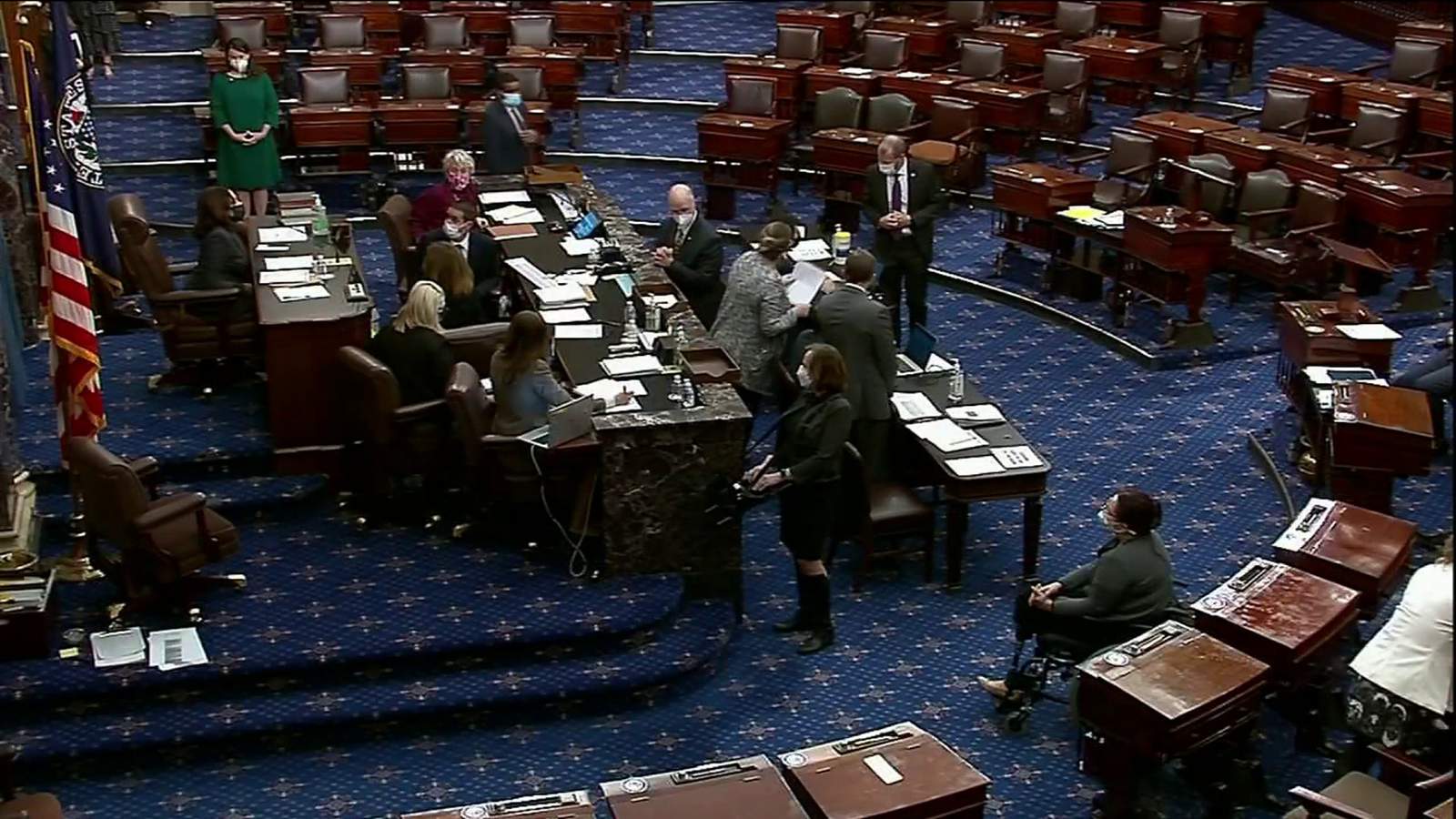 Senate Republicans back Trump as impeachment trial nears