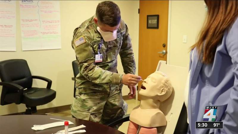 More National Guard soldiers deployed to Southeast Georgia Health System to help with staffing shortages