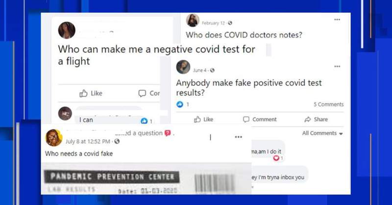 I-TEAM: Locals sell, buy fake vaccine cards & COVID-19 test results online