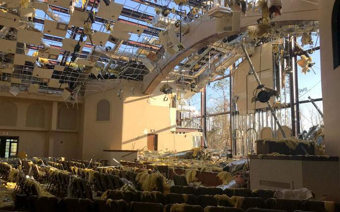 Church destroyed by Hurricane Michael is on the rebound
