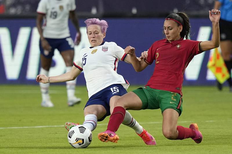 Sam Mewis scores in U.S. women's 1-0 win over Portugal