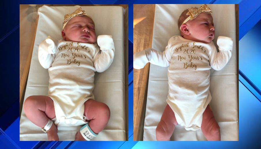 First baby born locally was delivered less than 15 minutes into the new year
