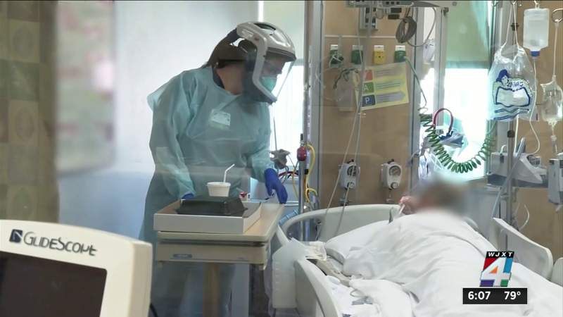 Jacksonville hospitals seeing drop in COVID-19 patients