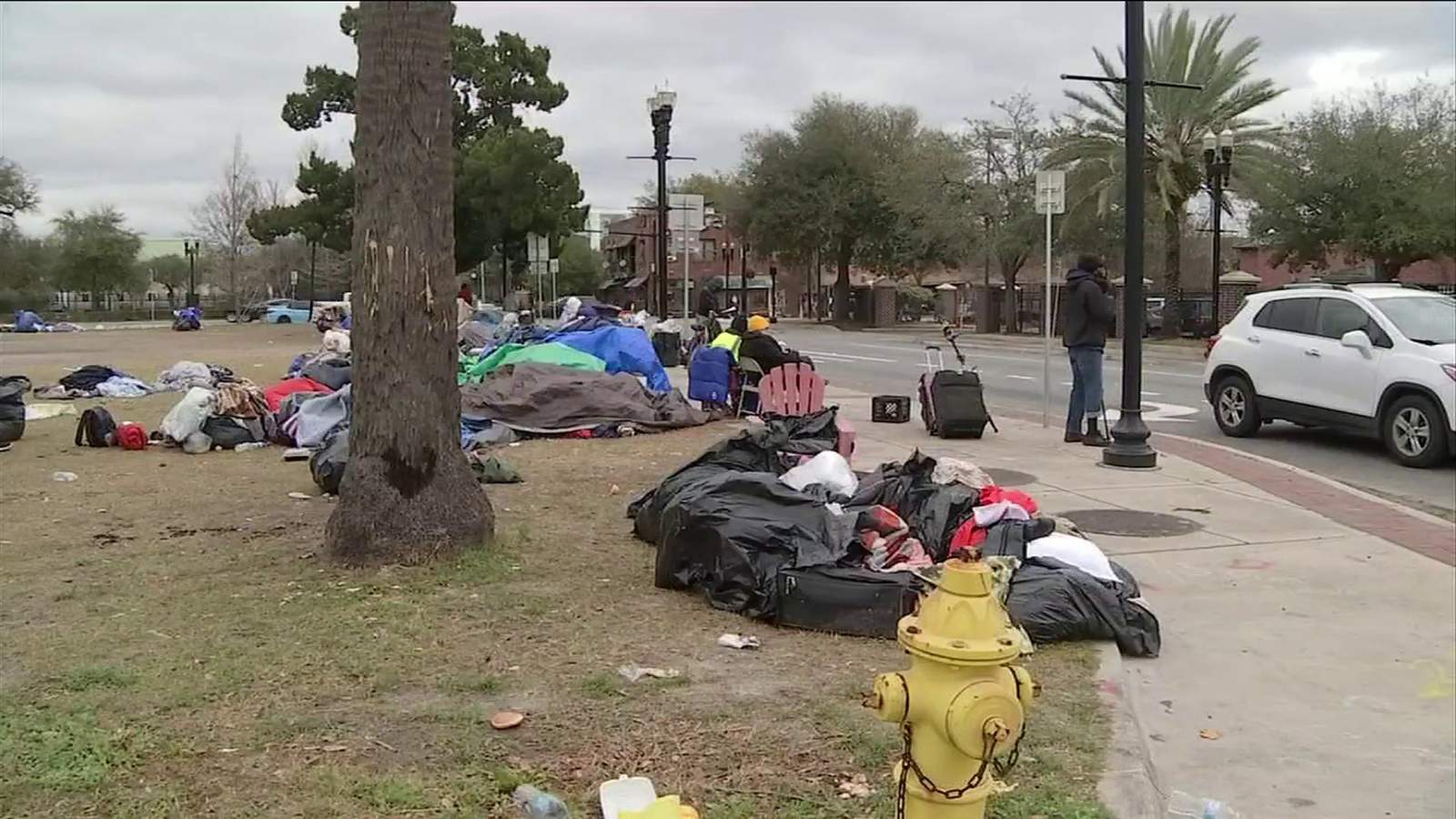 People living in Jacksonville homeless camp hope to soon have help